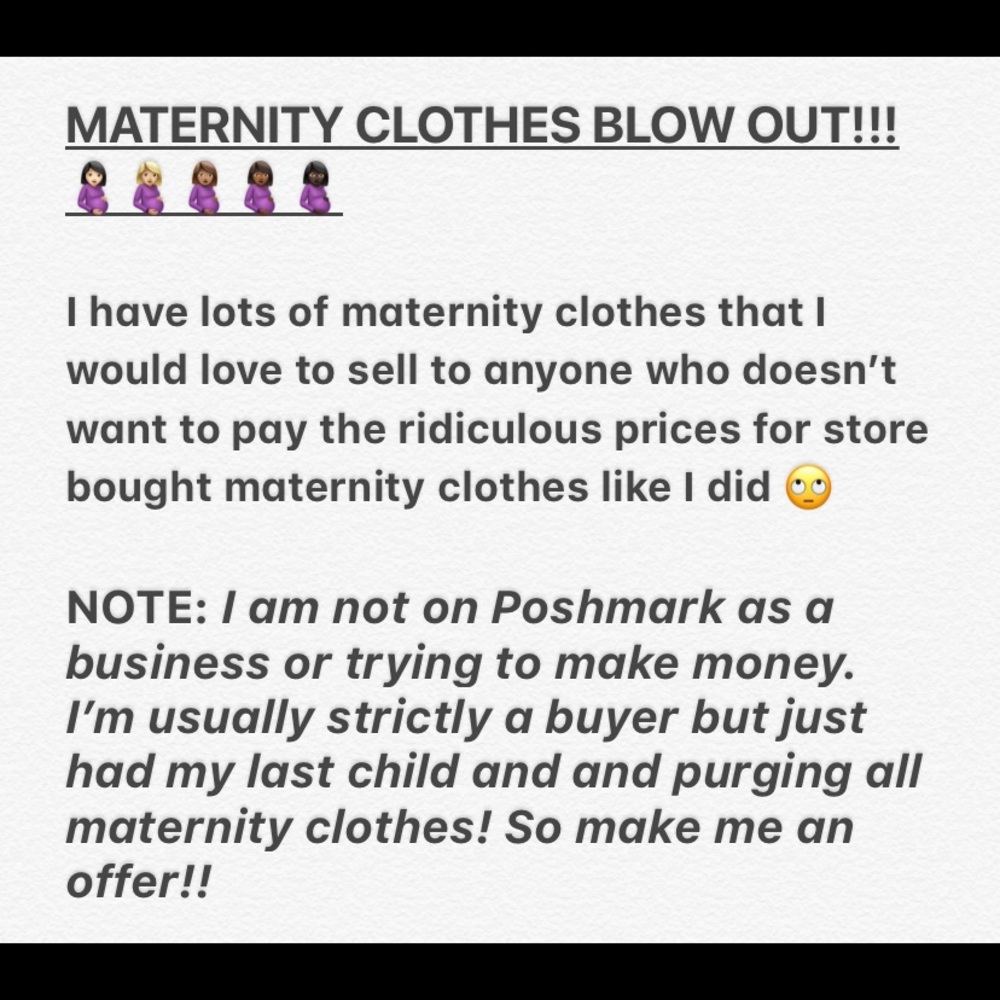Maternity Purge!!